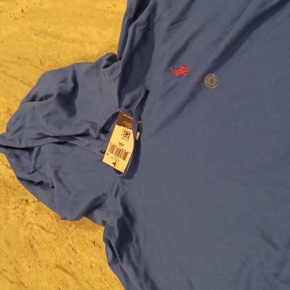 RALPH LAUREN MEN HOODED T SHIRT